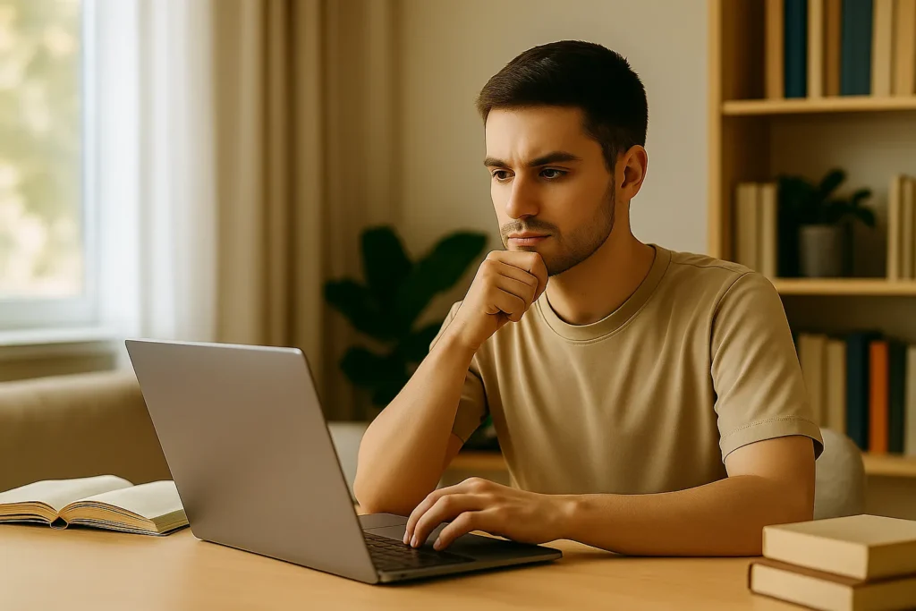 Nutbolt India- Young Man Thinking