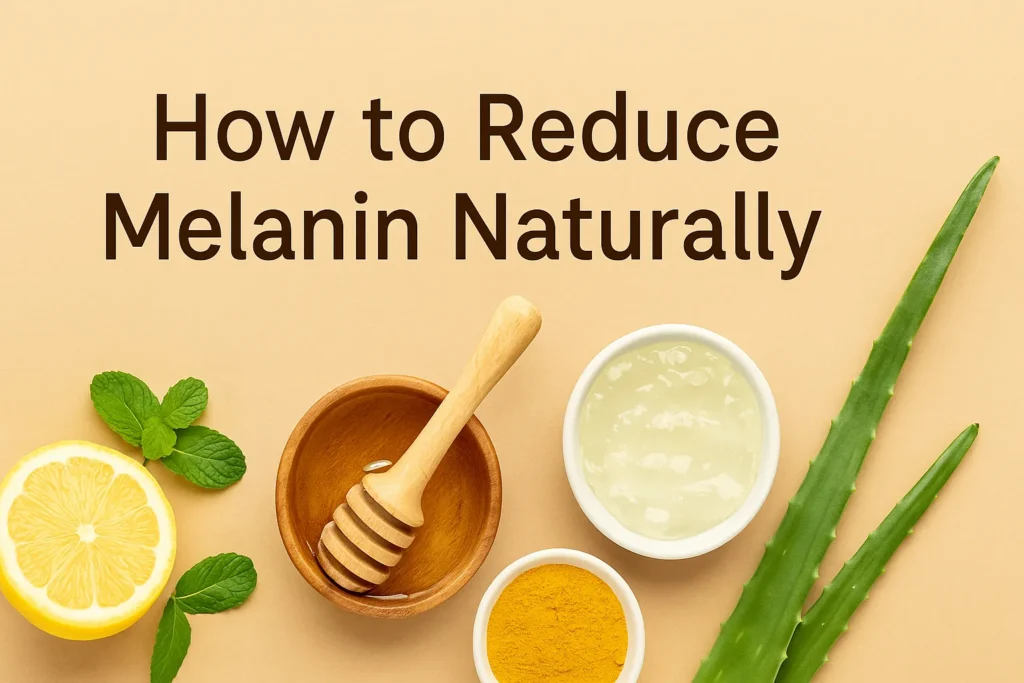 How to Reduce Melanin Naturally