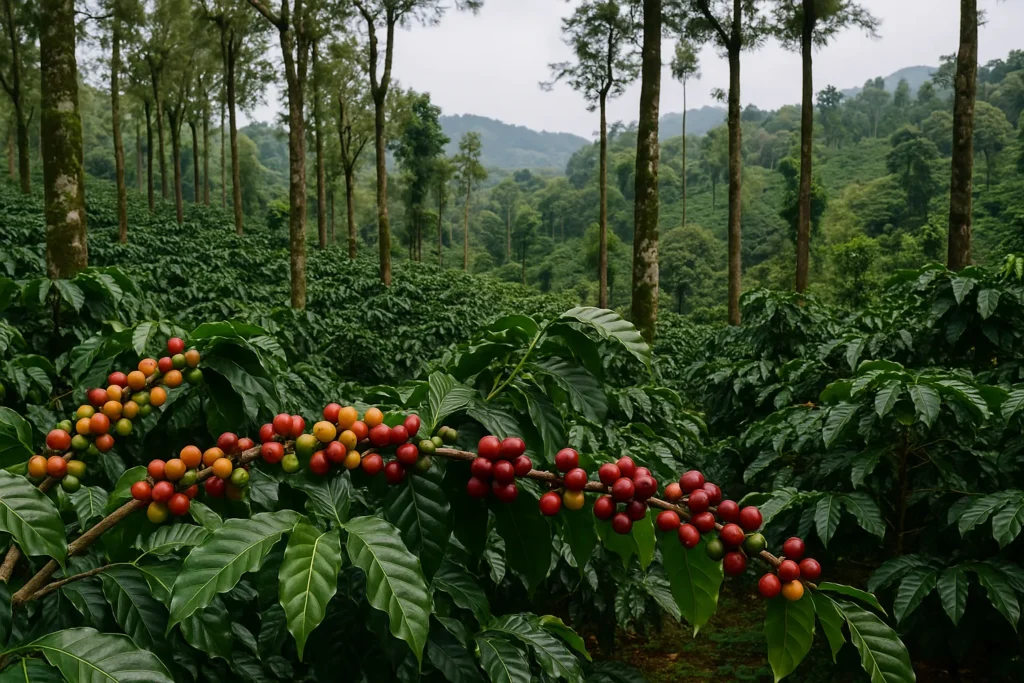 Where is Coffee Grown in India