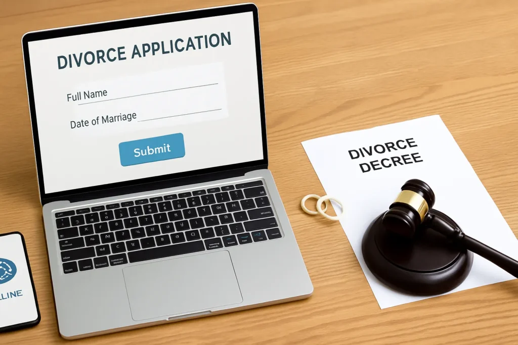 how to apply for divorce in india online